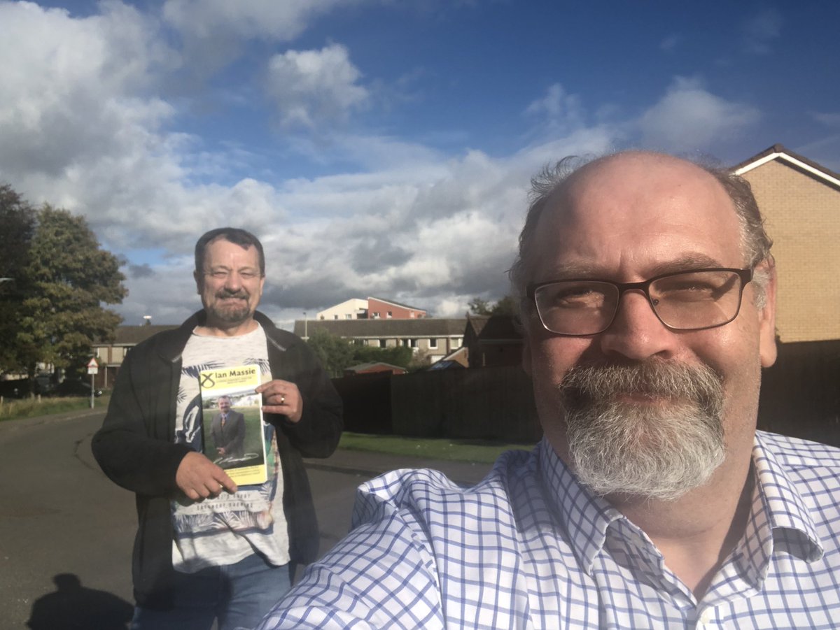Calum Smith (@gobhamor) on Twitter photo Sun shining on myself and <a href="/ianmassie1/">ian massie</a> the <a href="/theSNP/">The SNP</a> candidate in the <a href="/perthcitynorth/">PerthCityNorth.Ian Massie</a> by-election as we finish off a socially distanced leaflet run. Sun shining on myself and <a href="/ianmassie1/">ian massie</a> the <a href="/theSNP/">The SNP</a> candidate in the <a href="/perthcitynorth/">PerthCityNorth.Ian Massie</a> by-election as we finish off a socially distanced leaflet run.