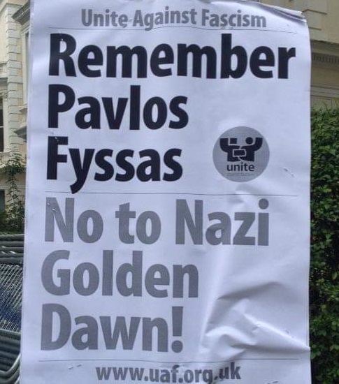 jeremycorbyn's tweet photo. Stand in solidarity with those fighting Golden Dawn, fascism and the far-right in Greece.

https://t.co/wN2YBJYtC2 https://t.co/wK4DYd8zwq