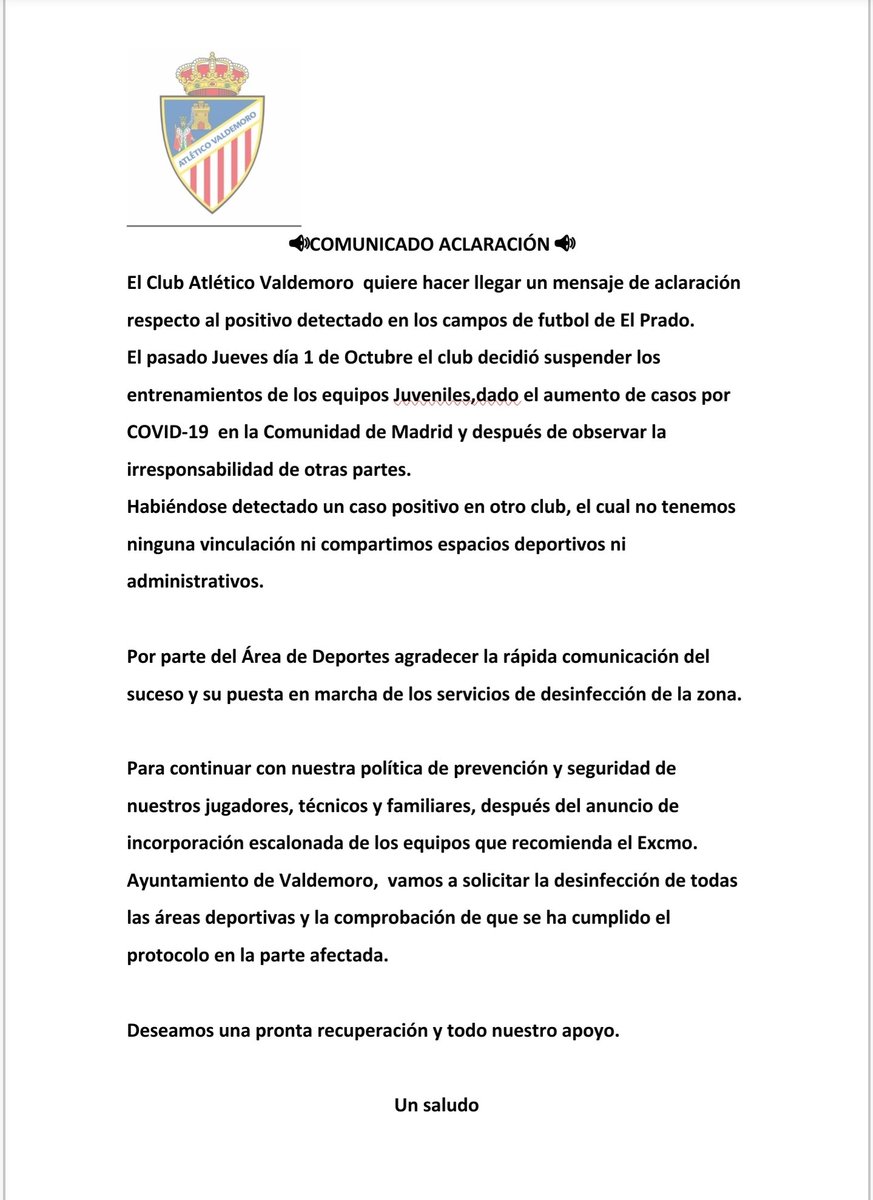 ATLÉTICO VALDEMORO (@atvaldemoro) on Twitter photo 