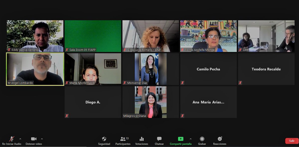 🚩Comienza el Seminario Conclusiones del Proyecto #EVALUA @ADELANTE_UE_ALC @FIIAPP donde analizamos los efectos del #covid19 en las capacidades nacionales de #evaluación, los retos y las oportunidades que se presentan.