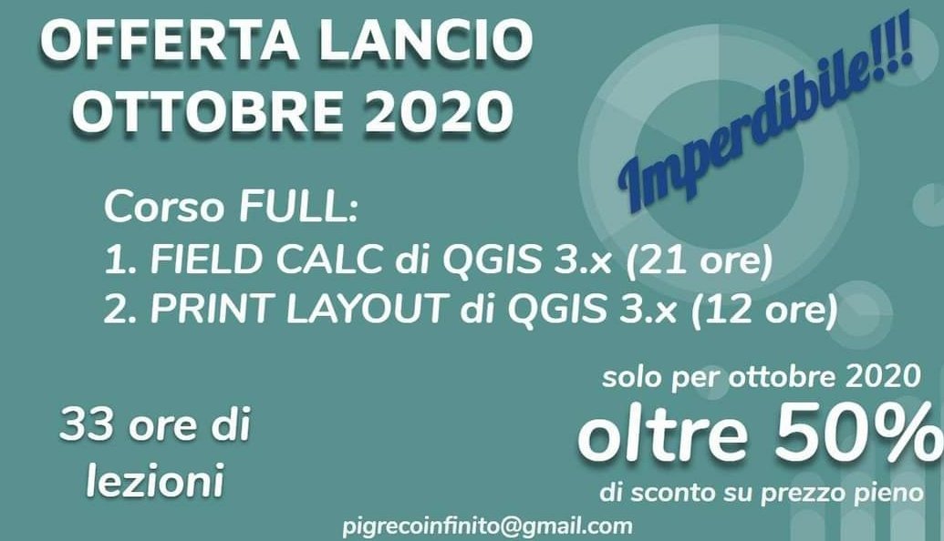 AntonioD75's tweet image. Sono aperte le iscrizioni a corsi di @totofiandaca. Sono corsi molto ben strutturati e dai cui imparerete non le basi,ma ad utilizzare in tutti gli aspetti il #fieldcal  e il #printlayout di #QGIS. Approfittate gente, approffittate dell&apos; offerta imperdibile
