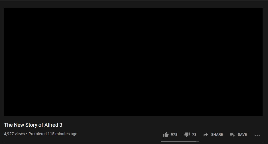 Welp, here it goes, my thread of watching Alfred 3, i'd recommend muting this and checking in on it in about 2 hours if you just wanna see my final thoughts, but, if you want to see everything I have to say, then, join for the ride igl.