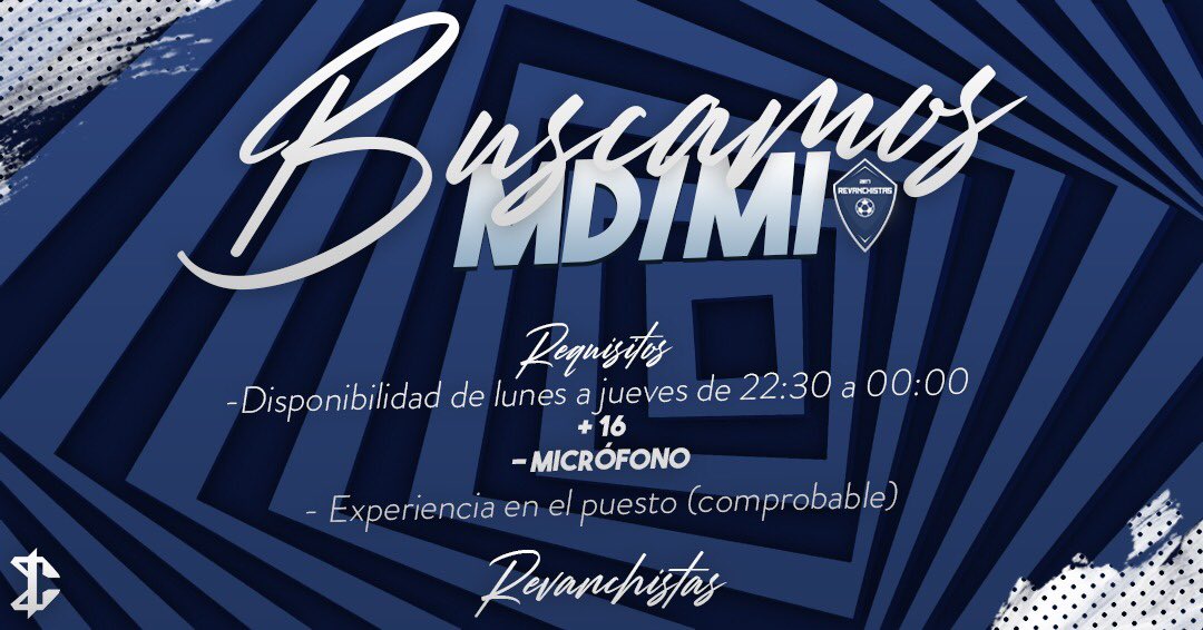 Revanchistas_'s tweet photo. Estamos en busca de MD / MI .
Requisitos en la imagen, cualquier duda al MD.
#R27 https://t.co/F4sOosZHdd