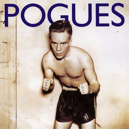 The Art of Album Covers .Empire Games bronze winning Scottish flyweight boxer, Hugh Cameron, October 1938.Photo by David Savill.Used by The Pogues on Peace and Love, released 1989.The fifth finger was added by sleeve designer, Simon Ryan, to accommodate the word "PEACE".