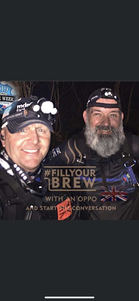 Really happy to be supporting the #fillyourbrew initiative!
It’s always important to ensure those in need of support take time out for a chat ☕️ #justaddshoulders @metpol <a href="/NorthantsPolice/">Northants Police</a> <a href="/uk_prison/">UK Prison Service</a> #RNLI <a href="/UKBorder/">UK Border Force</a> <a href="/UKFireService/">UK Fire Service</a> <a href="/OurNHSambulance/">Our NHS Ambulance</a> @HighwaysEngland @PFEW_Chair