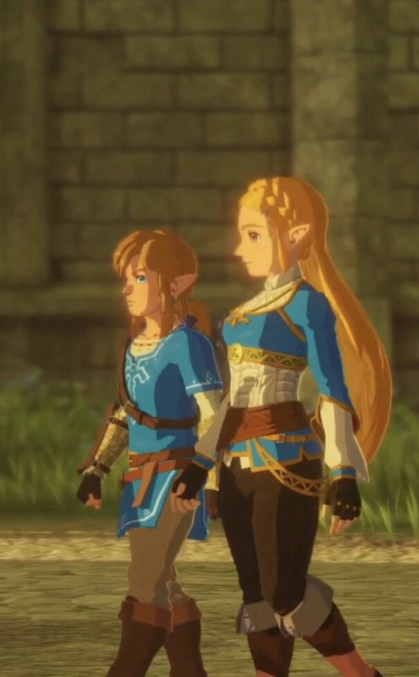 Zelda IS taller than Link : r/Breath_of_the_Wild