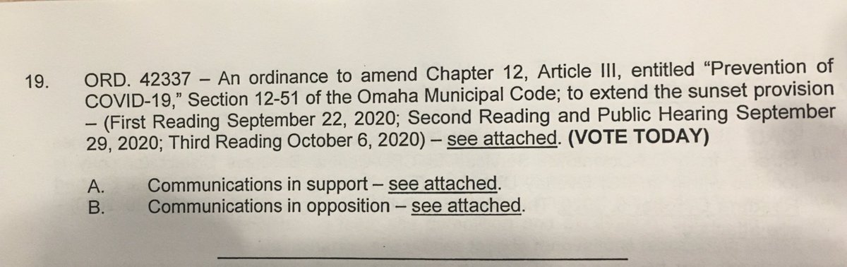 IanMcGovern11's tweet photo. A copy of the council agenda, Item 19. ORD. 42337: https://t.co/JR32O4WbDT