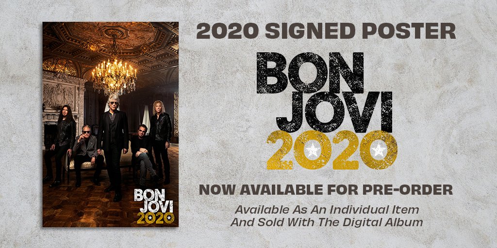 Bon Jovi On Twitter For A Limited Time Only Get Your Hands On A Jonbonjovi Signed Poster And The Digital Deluxe Version Of 2020 Https T Co 5wyq2825vn Https T Co 8h4yojnekm