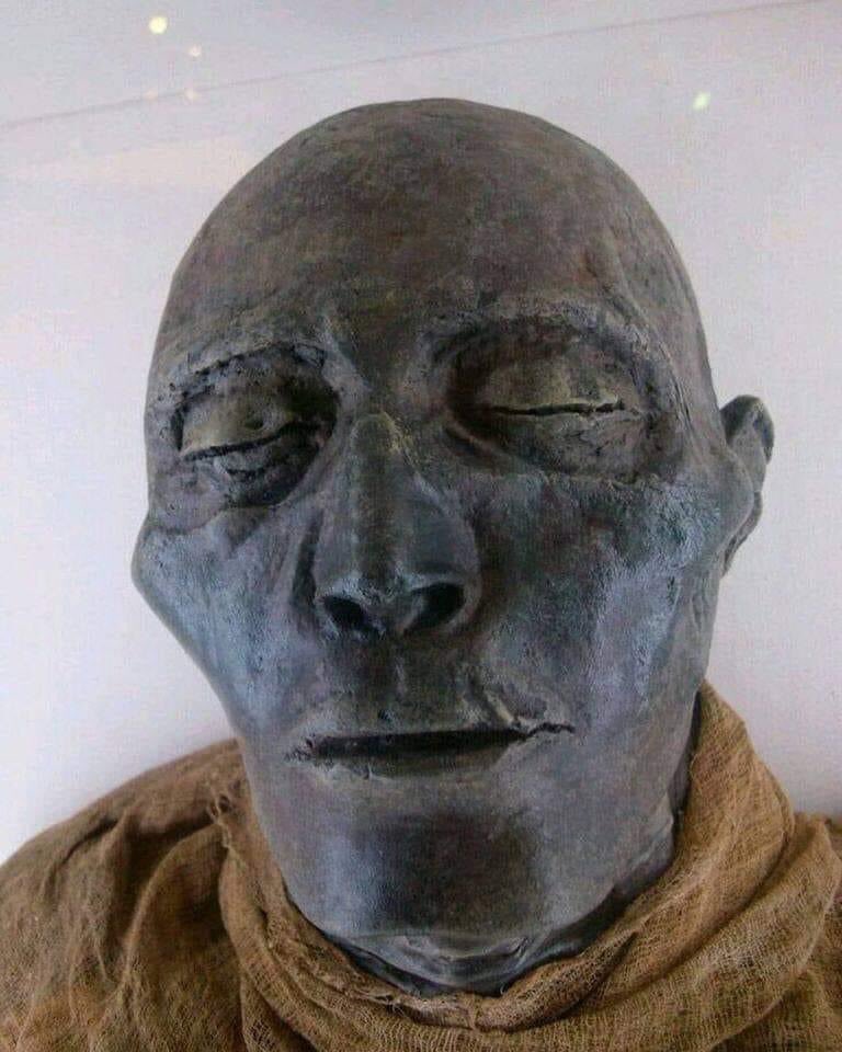 Moving on, to a more embarrassing claim, that one wouldn't expect from a 3 years old child, that is, why are the mummies black ? It is embarrassing that i have to answer this for you, but here you go.