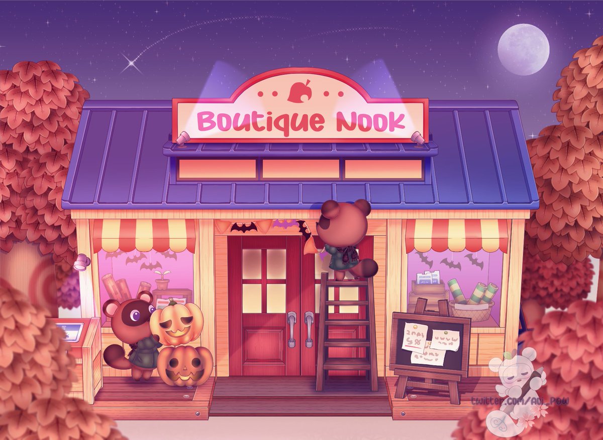 ElRacoon_'s tweet photo. Petite Illustration #AnimalCrossingNewHorizons 🎃🍁

Ce dessin est vraiment important pour moi car la période d'Halloween est ma préféré ♥ 

#illustration #csp #acnh https://t.co/ndNqJxtkQ7