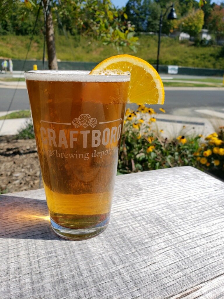 The weather is PERFECT, y'all. Come on out and enjoy a pint or two on the patio. Doesn't this one look good? #carrboro #chapelhill #nccraftbeer #craftbeer #neighborhoodbrewery #drinklocal #craftborobrewingdepot