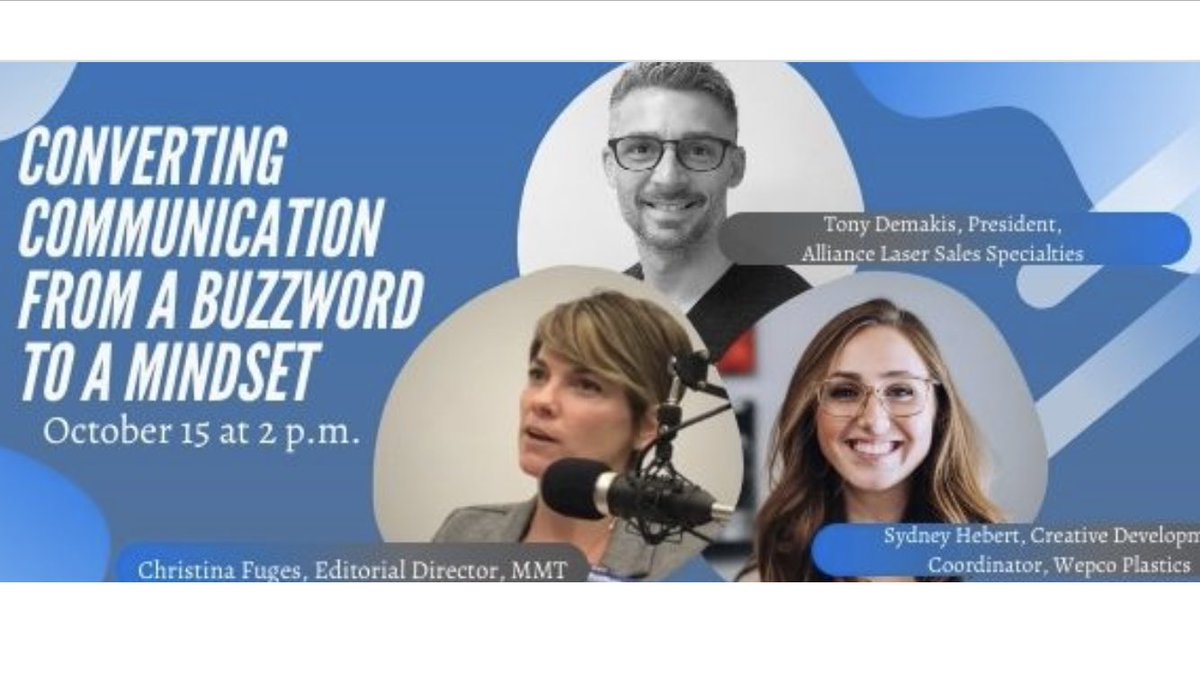 MMT_ChristinaF's tweet image. Join me for a conversation about communication in moldmaking October 15 2 PM EST #MFGMONTH2020 #TogetherWeCreate   loom.ly/OuaT3hM @MMTMag @WepcoPlastics @TheMFGAlliance