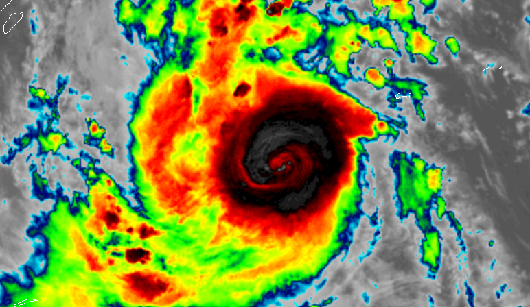 capitalweather's tweet photo. BREAKING: Explosive intensification. 20 mins after becoming Cat 3, #Delta catapults to Cat 4, w/ 130 mph winds. 90 mph increase in wind in under 28 hours. Strongest Greek-named storm on record. 
Update: https://t.co/RrKRr3YxcN https://t.co/3sTXhh6Ibd