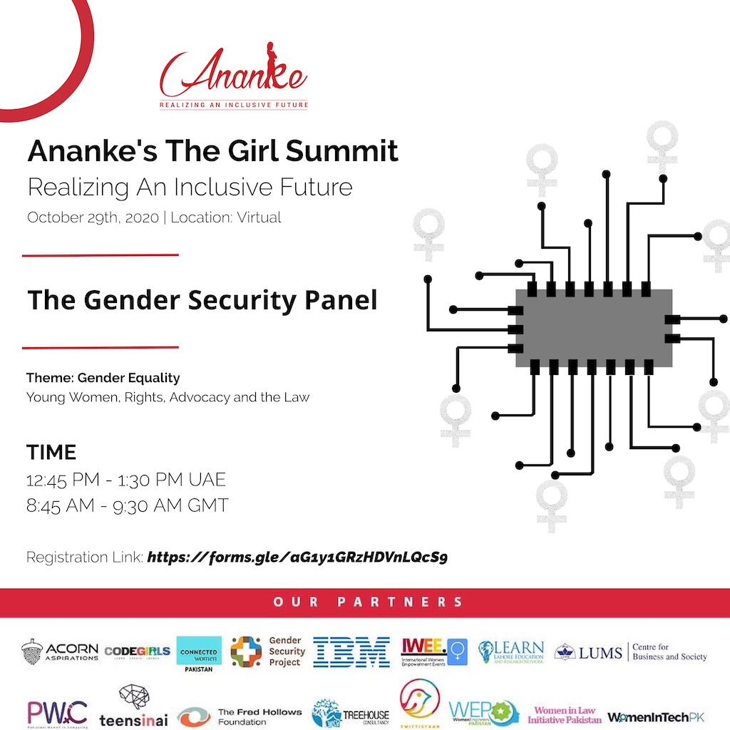 anankemag's tweet photo. Unveiling the #GenderSecurity Panel at @anankemag's The Girl Summit, helmed by team @gensecproject
Register to attend https://t.co/EFWaT4UU8t
#realizinganinclusivefuture
#anankegirlsummit
@kirthijayakumar @Mandy_Sanghera1 @kerryandlacey @DigitalRightsPK @mmfd_Pak @WomenInLawPk https://t.co/7UasLDBiUe