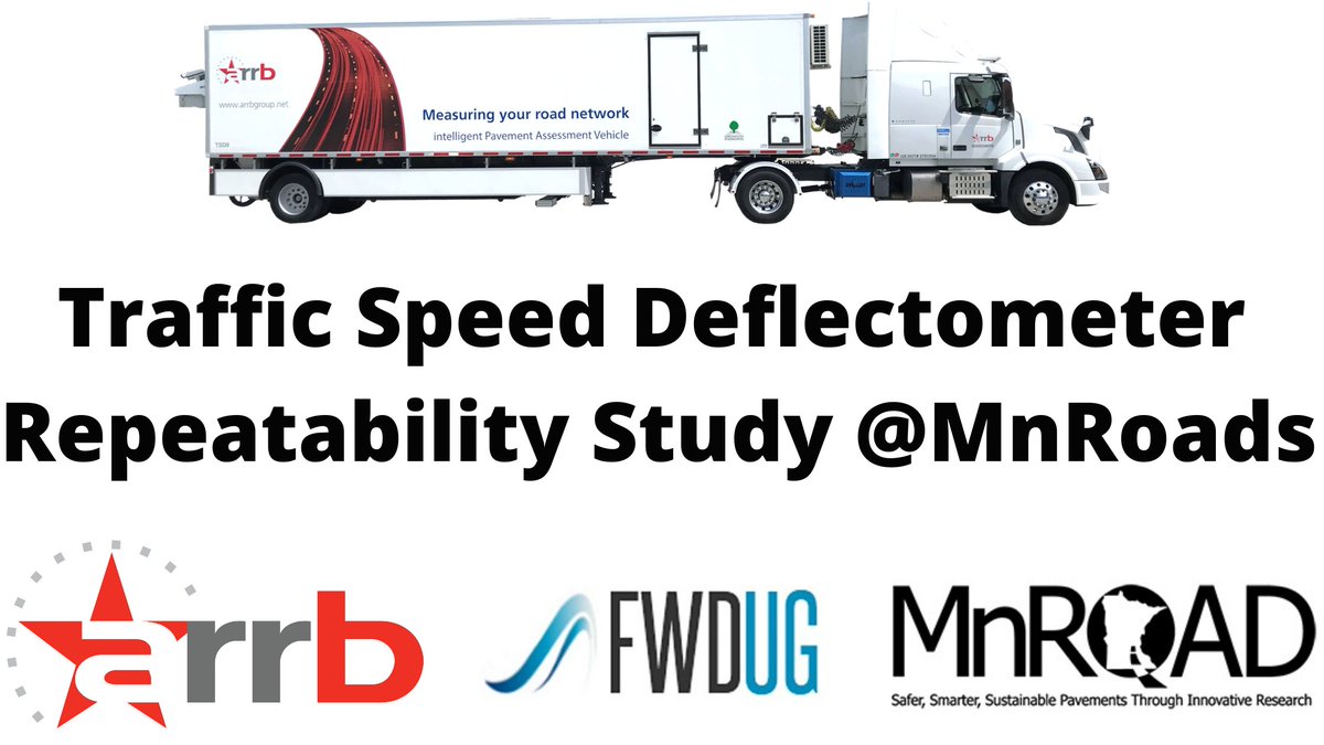 ARRB Systems Americas (@arrbsystems_usa) on Twitter photo Want to learn how repeatable #iPAVe deflection data is? We did some work with <a href="/MnDOT/">Minnesota Department of Transportation</a> and we are presenting our findings at the #FWDUG annual conference this week.
#ComprehensivePavementAssessment #ComprehensivePavementEvaluation #pavement #innovation #infrastructure #TSD Want to learn how repeatable #iPAVe deflection data is? We did some work with <a href="/MnDOT/">Minnesota Department of Transportation</a> and we are presenting our findings at the #FWDUG annual conference this week.
#ComprehensivePavementAssessment #ComprehensivePavementEvaluation #pavement #innovation #infrastructure #TSD