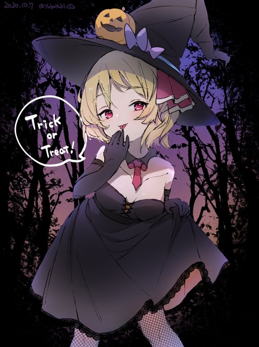 ハロウィンルーミア🎃
#毎月七日はルーミアの日 #毎月7日はルーミアの日 