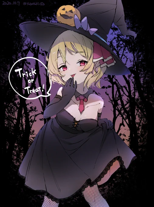ハロウィンルーミア🎃
#毎月七日はルーミアの日 #毎月7日はルーミアの日 