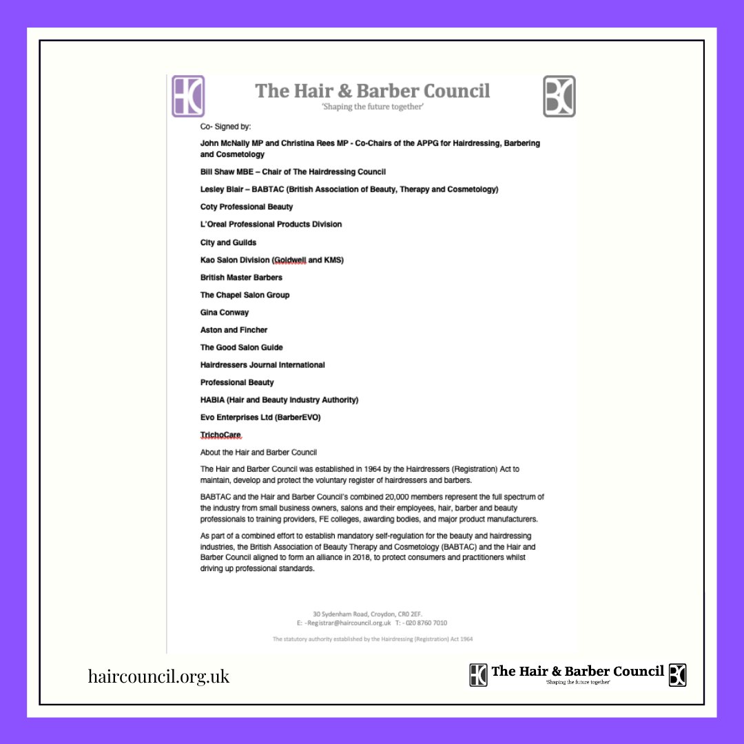 Hair&Barber Council tweet media