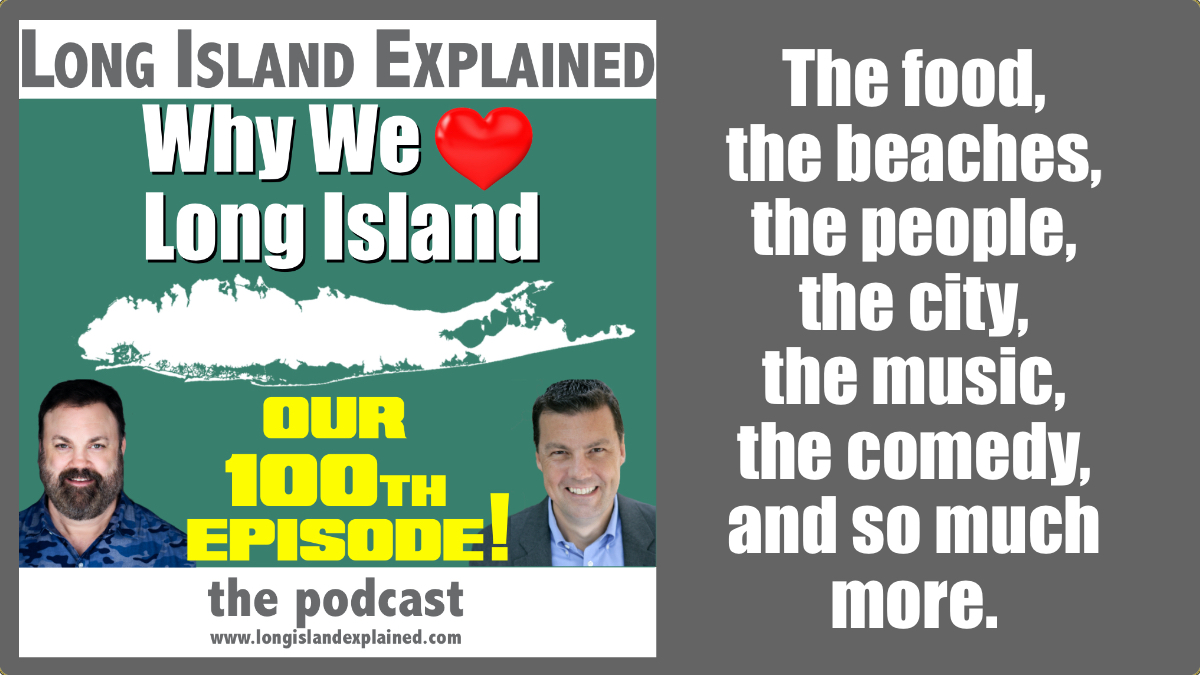 LIExplained's tweet image. It's our 100th Episode!
We celebrate by chatting about all the things we love here on Long Island. 
Find all the ways to listen over at longislandexplained.com