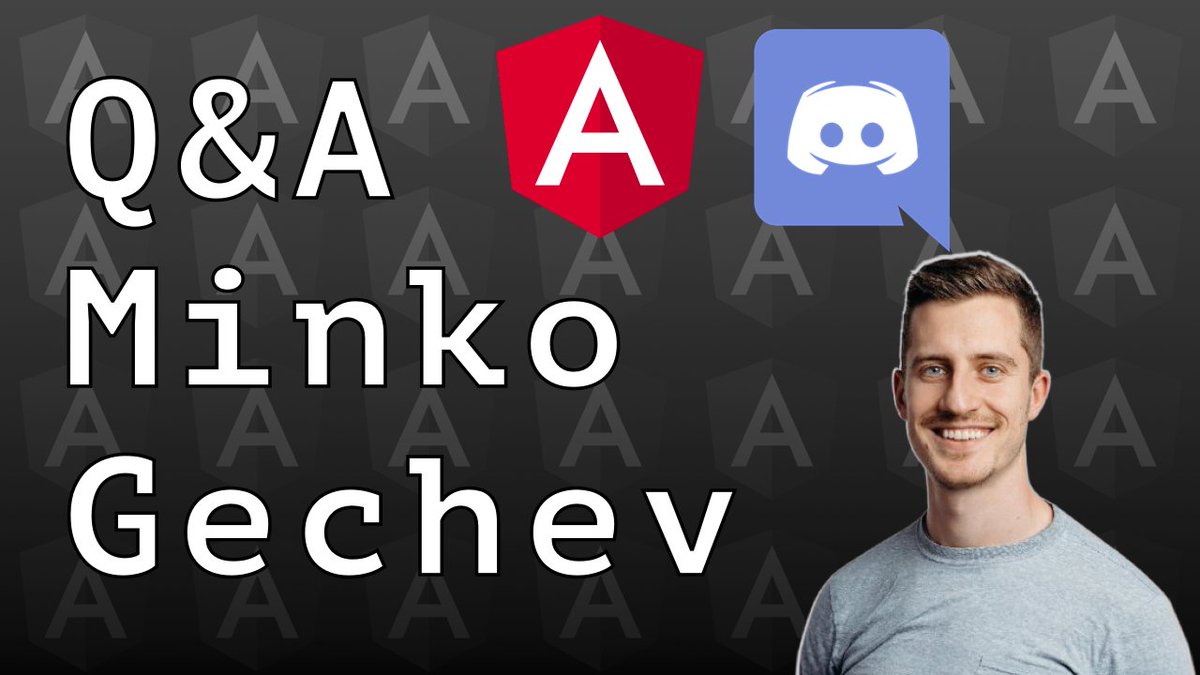 AngularDiscord's tweet image. 🎉 SPECIAL ANNOUNCEMENT 🎉

This Thursday we will have our first Q&amp;amp;A in @AngularDiscord! 

Our special guest is @mgechev from the Angular Team! 🅰️

When: October 8th, 4pm UTC (find your time here: timeanddate.com/worldclock/fix…)

➡️ Join us and ask questions in #qna-questions and vote!