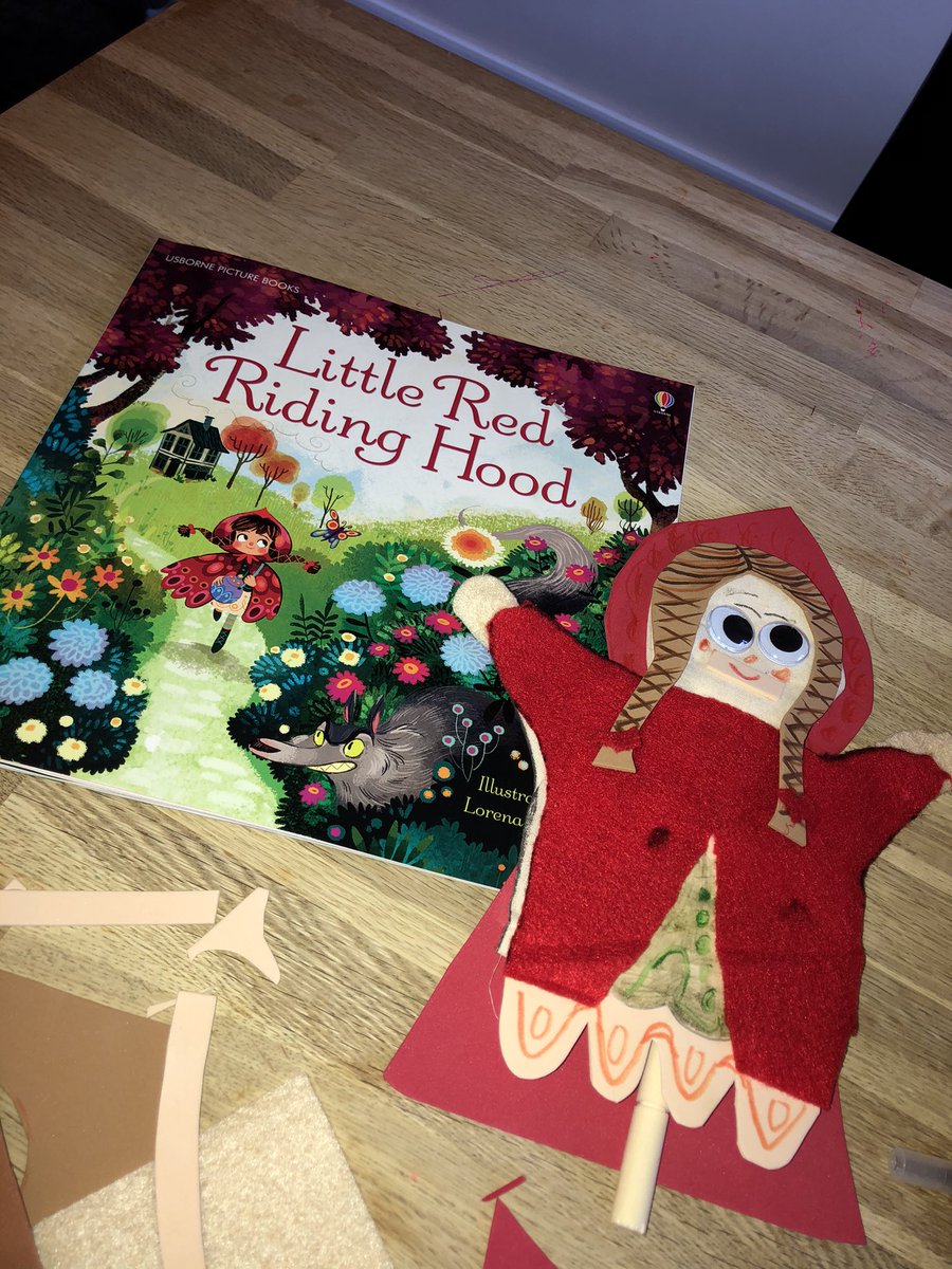 Pippa has loved completing one of the literacy challenge activities this evening ❤️🌲🐺 <a href="/SitwellInfant/">Sitwell Nursery Infant School</a>