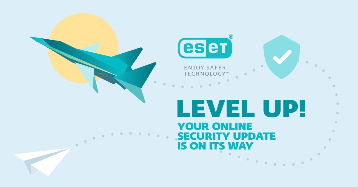 ESET_EA's tweet image. LEVEL UP! Your online security upgrade is on its way
Stay tuned because the new update for our award-winning security products for Windows is coming soon. #NOD32 #ESETInternetSecurity #ESETSmartSecurityPremium