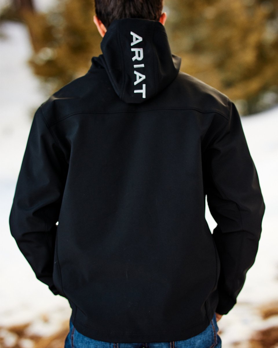 Ariat's tweet photo. Pull on the hood. Keep out the elements. The Vernon Hooded Softshell Water Resistant Jacket. #ariat #myariat #ariatlife #ariatwestern #ariatessentials #bestbootforward #westernlife #countrylife #western #westernlifestyle #ariatjacket https://t.co/5e1jc2L77c