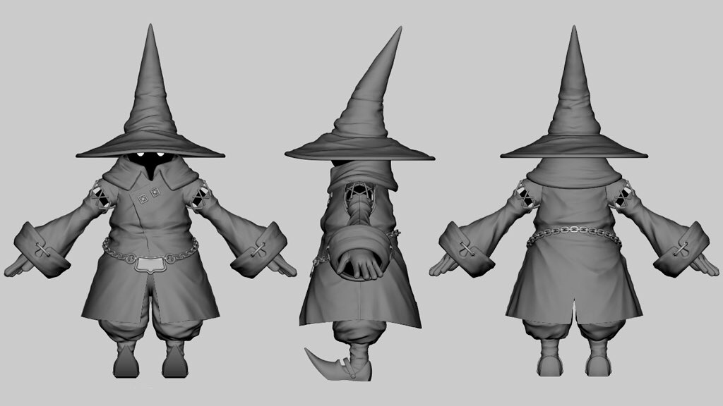 Chika Omori ʕ ᴥ ʔ かなり前 キャラモデリングに挑戦してみたくて家で自主制作した子 初zbrushがすっごく楽しかったのを覚えてる