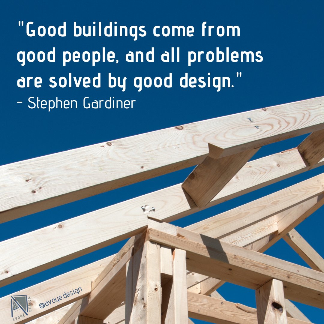 Good is Good.
AvoyeDesign.com

#Gardiner #Quotes #TuesdayMuse #TuesdayThoughts #AvoyeDesign #AvoyeHomeDesign #CustomHomeDesign #BCHomeDesign #SustainableHomeDesign #WestCoastDesign #BuildingDesignCompany #BuildingDesigner #HomePlans #WestCoastHomes