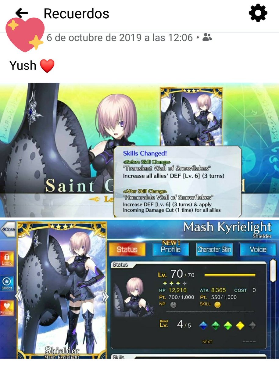ShielderKyrie's tweet photo. // Han sido días muy bellos. https://t.co/G8Rn26i4u0