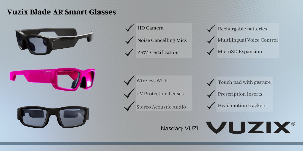 #TBT Who remembers the magenta #Vuzix Blade? Celebrating the shades of Vuzix Blade #HelloBlade #TMobile #DetscheTelekom #Tech #AR $VUZI vuzix.com/products/blade…