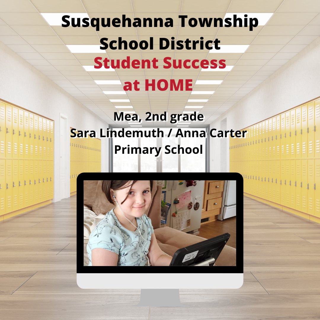 stsdschools's tweet photo. #studentsuccessathome Pictured is Mea, one of our virtual learners at SLAC! To have your student(s) featured in our Student Success at HOME, submit your photos to socialmedia@hannasd.org #stsdproud #stsdpride #stsdvirtual #virtuallearning #hannaproud #hannapride https://t.co/JmFdUe7Hwb