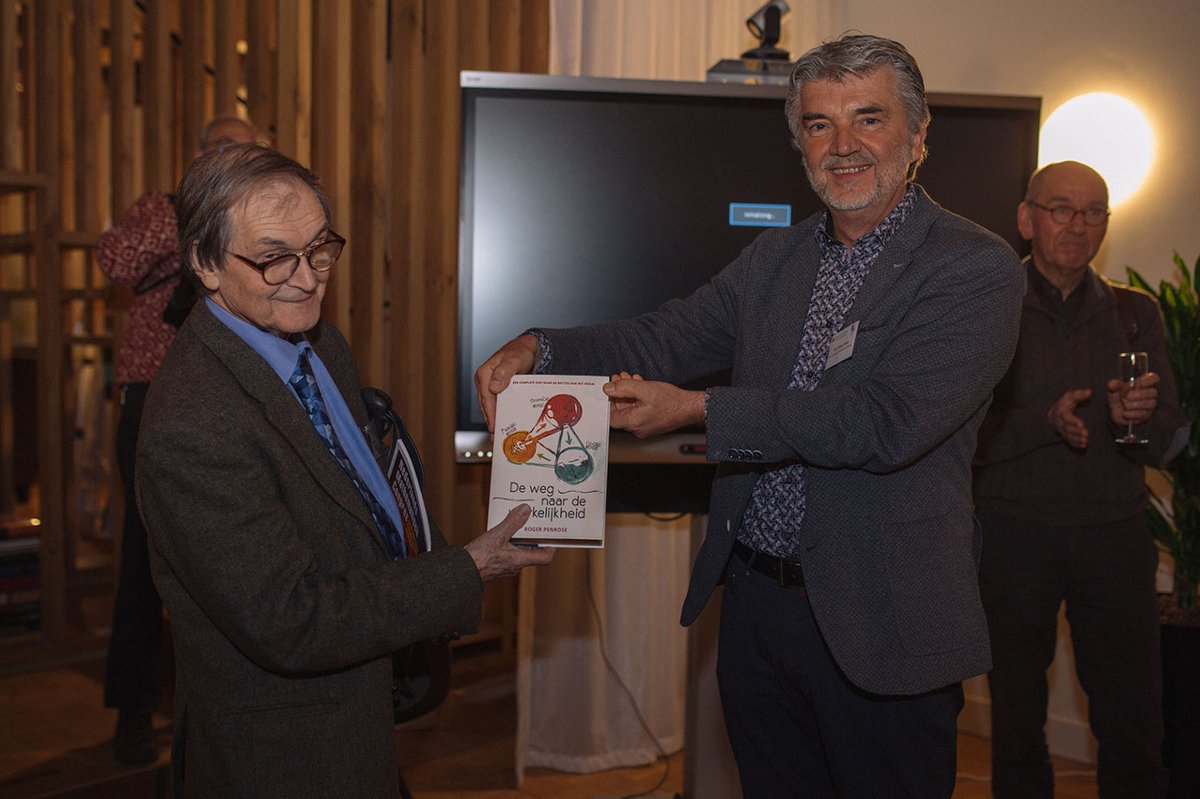 UvA Institute for Advanced Study (@uva_ias) on Twitter photo Congratulations to Sir Roger Penrose for winning the Nobel Prize in Physics! We still warmly remember his lecture last year <a href="/UvA_IAS/">UvA Institute for Advanced Study</a> on the occasion of the Dutch translation of his book "The Road to Reality: A Complete Guide to the Laws of the Universe". youtube.com/watch?v=zrkeED… Congratulations to Sir Roger Penrose for winning the Nobel Prize in Physics! We still warmly remember his lecture last year <a href="/UvA_IAS/">UvA Institute for Advanced Study</a> on the occasion of the Dutch translation of his book "The Road to Reality: A Complete Guide to the Laws of the Universe". youtube.com/watch?v=zrkeED…