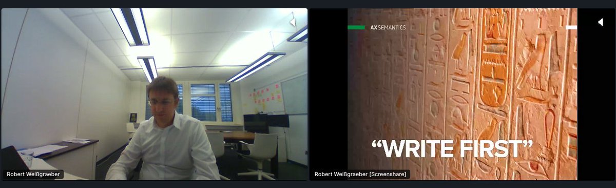 One more thing by <a href="/robert_we/">Robert Weißgraeber 🇪🇺</a> of @AXsemantics #axcd2020 #axcd20