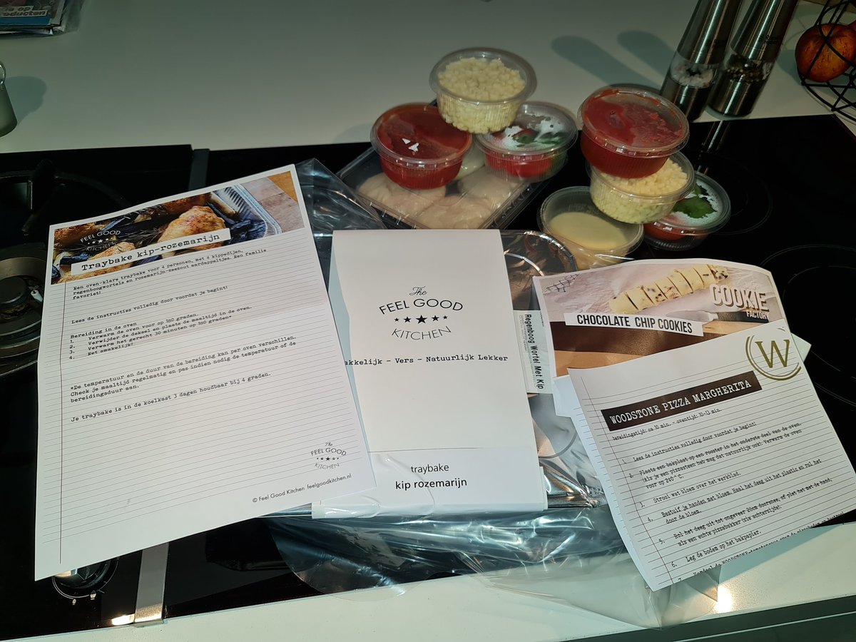 Eerste pakket ontvangen van feelgoodkitchen.nl dat ziet er top uit!