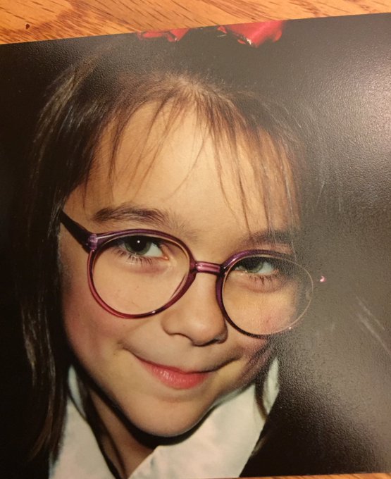 Not only did I have a huge nose, I had big bushy eyebrows, really poor eyesight so I had these little