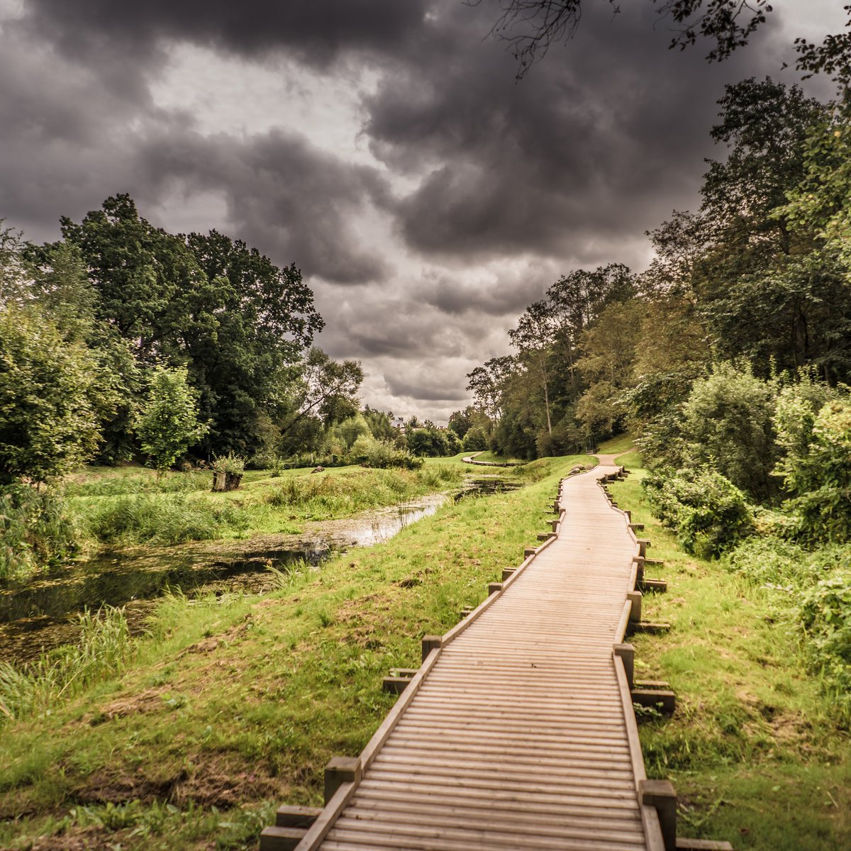 Mākoņi iesāk krāsu spēli, lai rudens lapas atmirdzētu zelta spoguļu atblāzmā, jūras sāļās vēja brīzes plēš vasaras zaļo toni... #Grobiņa
Foto Kārlis Volkovskis