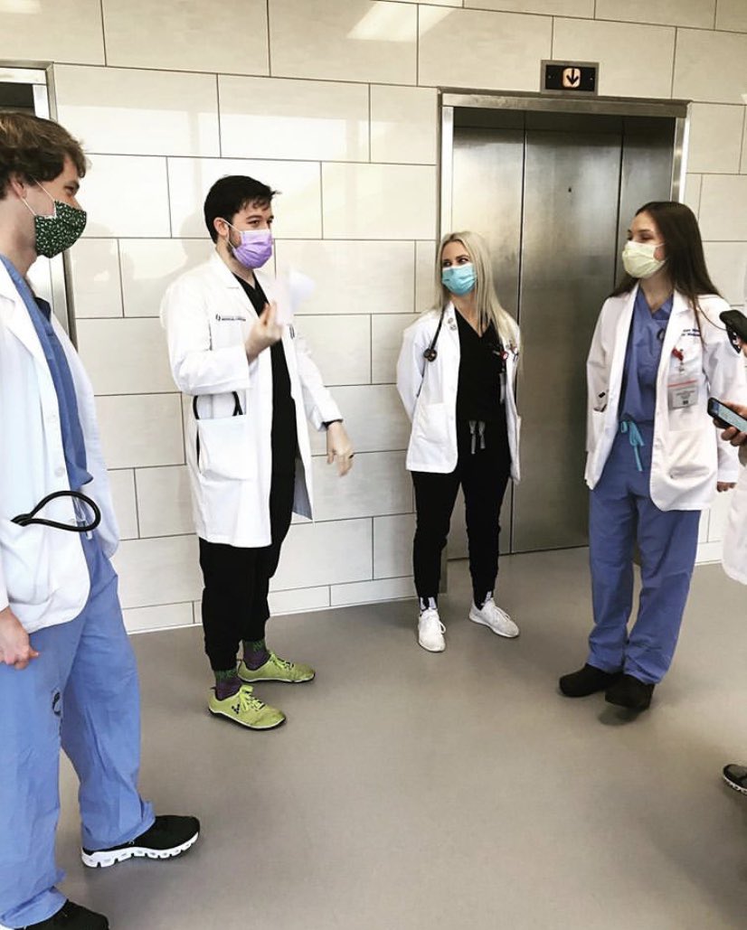 Just another day! Teaching abounds!

4th year Med Peds resident Tommy Skelton, Intern Mindy Talley, and 3rd year resident Will Crews are all throwing down some knowledge.  

#ResidentsAsTeachers #LearnTeachKnow #GetItLikeLiveLaughLove