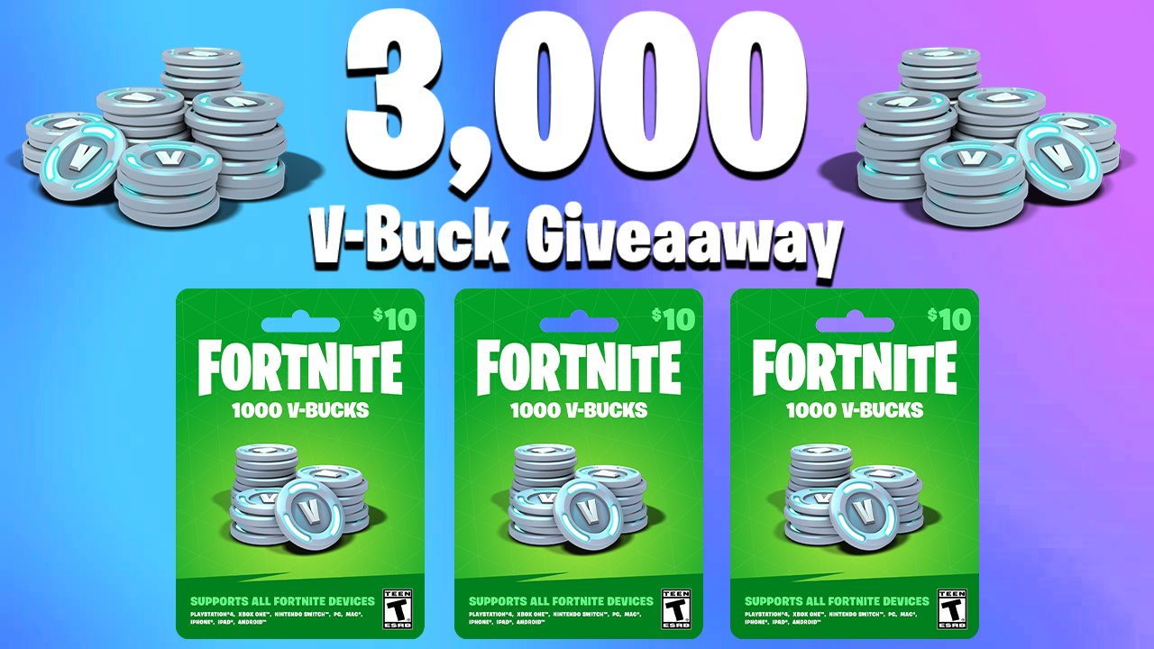 Fortnite announces free V-Bucks giveaway of 100000, check your