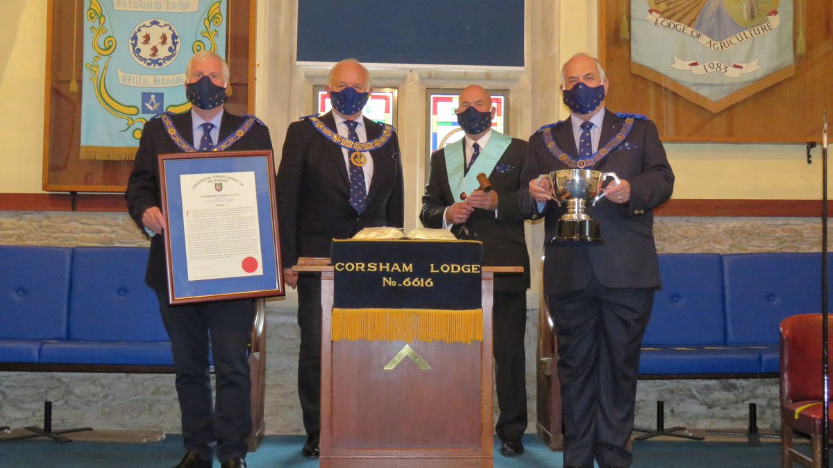 Wiltshire Freemasons (@wiltspgl) on Twitter photo A great opportunity to meet with members of Corsham Lodge No.6616 and for PrGM <a href="/BullockPhilip/">Philip Bullock</a> to present the Master with the Peter Winton Trophy, and a certificate citing the Lodge's outstanding contribution to the community A great opportunity to meet with members of Corsham Lodge No.6616 and for PrGM <a href="/BullockPhilip/">Philip Bullock</a> to present the Master with the Peter Winton Trophy, and a certificate citing the Lodge's outstanding contribution to the community