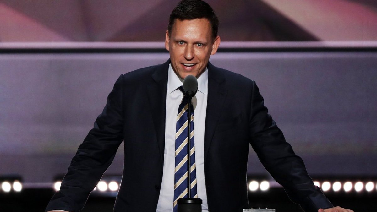 Peter Thiel's contrarian worldview of the future. (Thread)