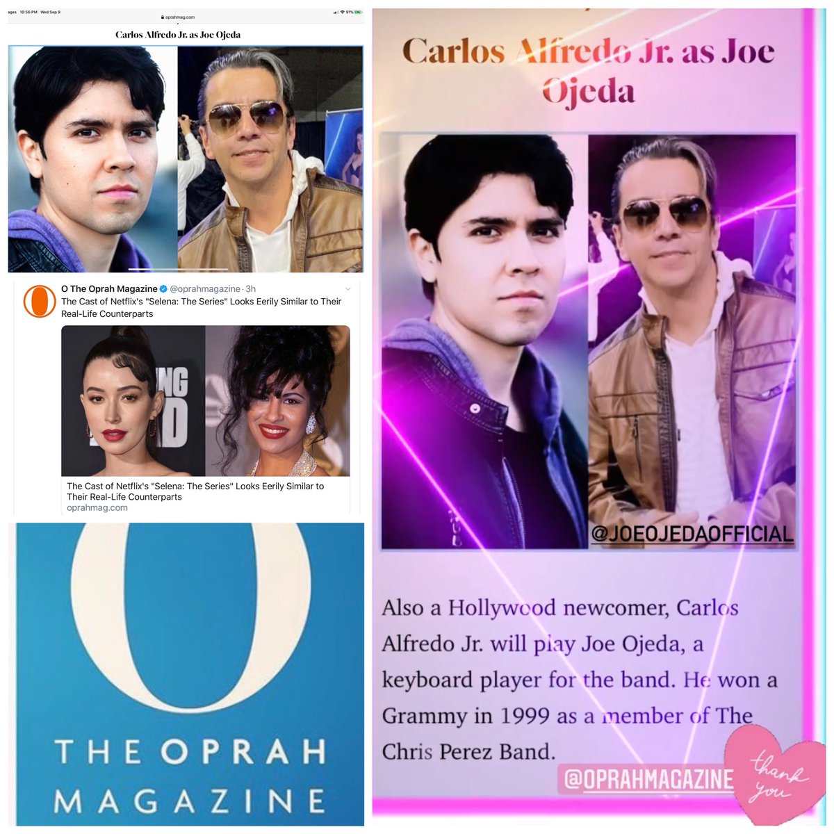 KNashvlia's tweet photo. @selenanetflix @netflix @carlosalfredojr @SelenaNetflix playing @joeojedaofficial your dream job. You deserve all the success you are about to experience. Love being on this journey with you! #proudmanager #musican #hispanictalent #actor #singer #dreamjob #livingthedream https://t.co/4JSOSdq4E2