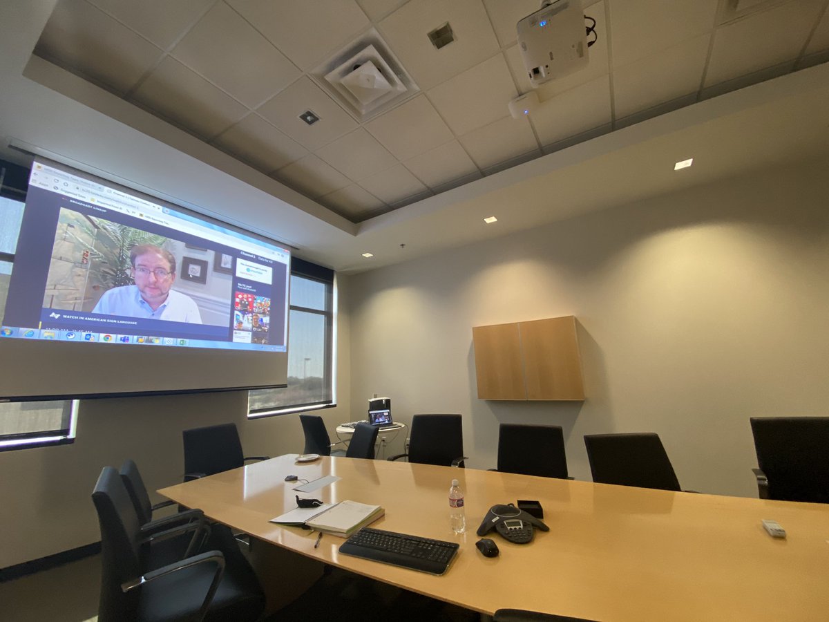 DanielRueStJohn's tweet photo. Enjoying a nice quiet day at the office! Perfect for day 1 of TC20! #Data20 https://t.co/adft5Fxnfl