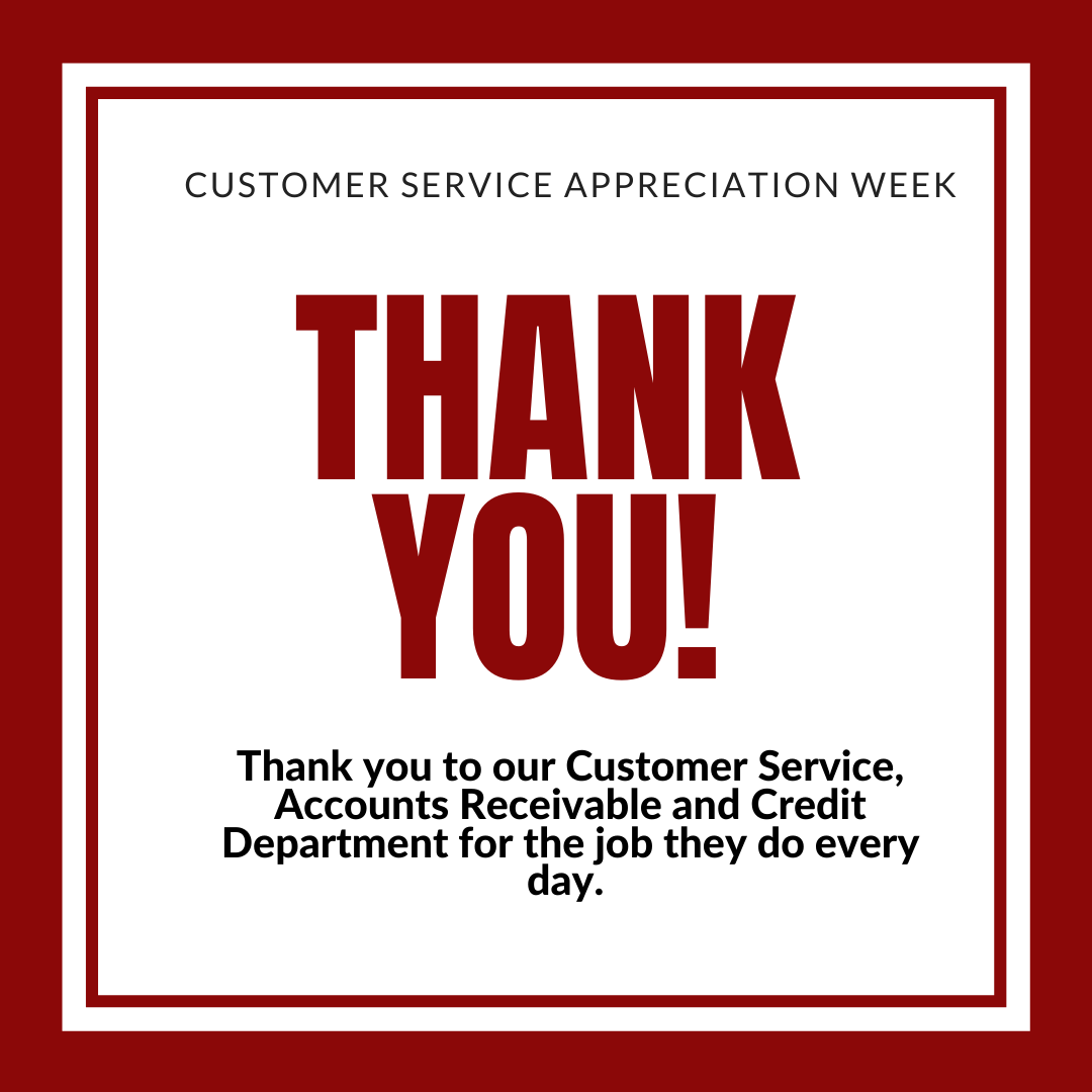 EMDistributor's tweet photo. In honor of Customer Service Appreciation week we thank all of our Customer Service team which includes Accounts Receivable and the Credit Department for their hard work, especially during this unprecedented time! https://t.co/VFDFHX7Qq8