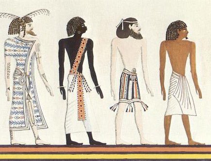 Ancient Egypt was ethnically and phenotypically diverse with people of various skin colors. Some had lighter skin, some had darker. The ancient Egyptians understood this pretty well.