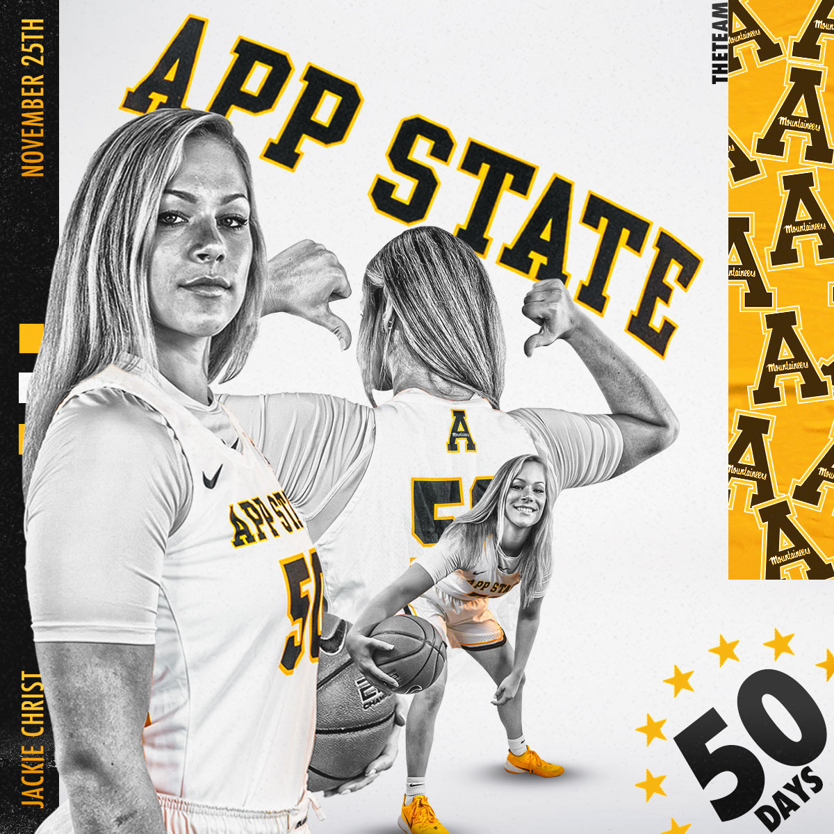 .<a href="/JackieC_2000/">Jackie Christ</a> starts our countdown with 5️⃣0️⃣ days left until we open the season. #THETEAM