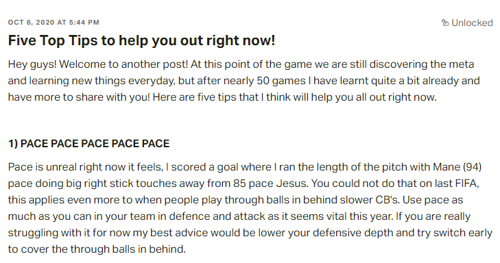 UnderdogFIFA's tweet photo. Want to improve at FIFA? 

New content being released to our members as we speak as @Zelonius covers 5 tips you all need to pick up on in FIFA 21

Sign up to unlock everything!
https://t.co/4KriS1oCol https://t.co/cY8vAxRRsm