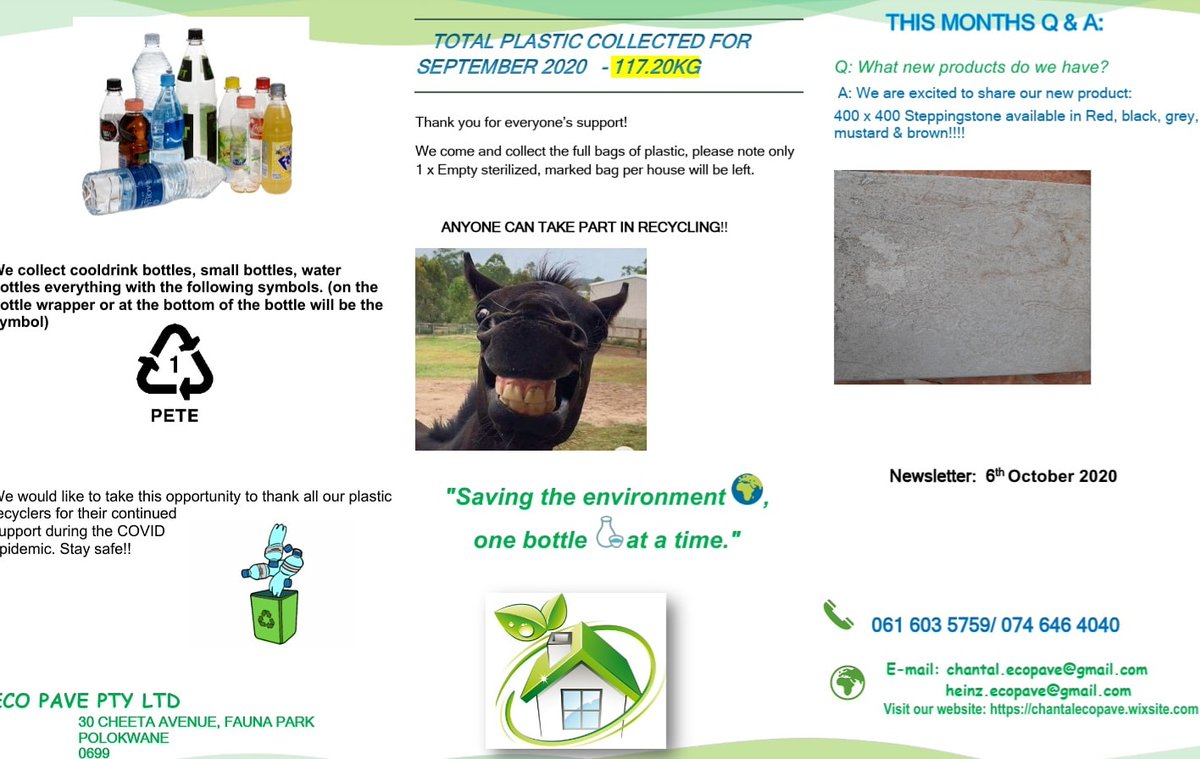 October newsletter