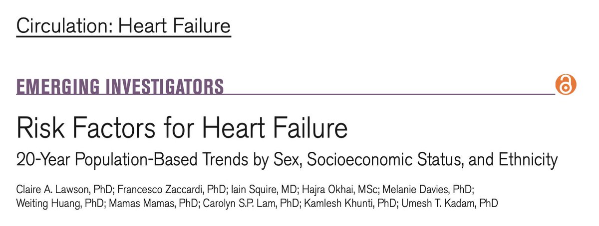 Nancy Sweitzer MDPhD (@drnancysweitzer) on Twitter photo The <a href="/CircHF/">Circ: Heart Failure</a> 2020 Paper-of-the-Year presented yesterday <a href="/HFSA/">HFSA</a> sessions. Important look at unmet needs by <a href="/Claire_A_Lawson/">Claire Lawson</a> and coauthors. #HeartFailure diff't in women and men and huge disparities need attention. #HFSA2020 #AHAJournals The <a href="/CircHF/">Circ: Heart Failure</a> 2020 Paper-of-the-Year presented yesterday <a href="/HFSA/">HFSA</a> sessions. Important look at unmet needs by <a href="/Claire_A_Lawson/">Claire Lawson</a> and coauthors. #HeartFailure diff't in women and men and huge disparities need attention. #HFSA2020 #AHAJournals