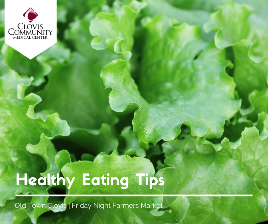 Did you know lettuce contains calcium, which helps support bone health, muscle function, and nerve function? Get your hands on some lettuce at the Friday Night Farmers Market. This #HealthyEatingTipTuesday is brought to you by Clovis Community Medical.